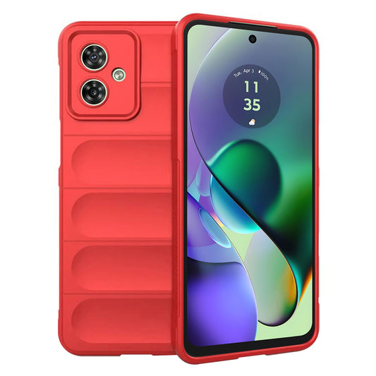 Deksel for Motorola Moto G54, Techsuit, Magic Shield, Rød