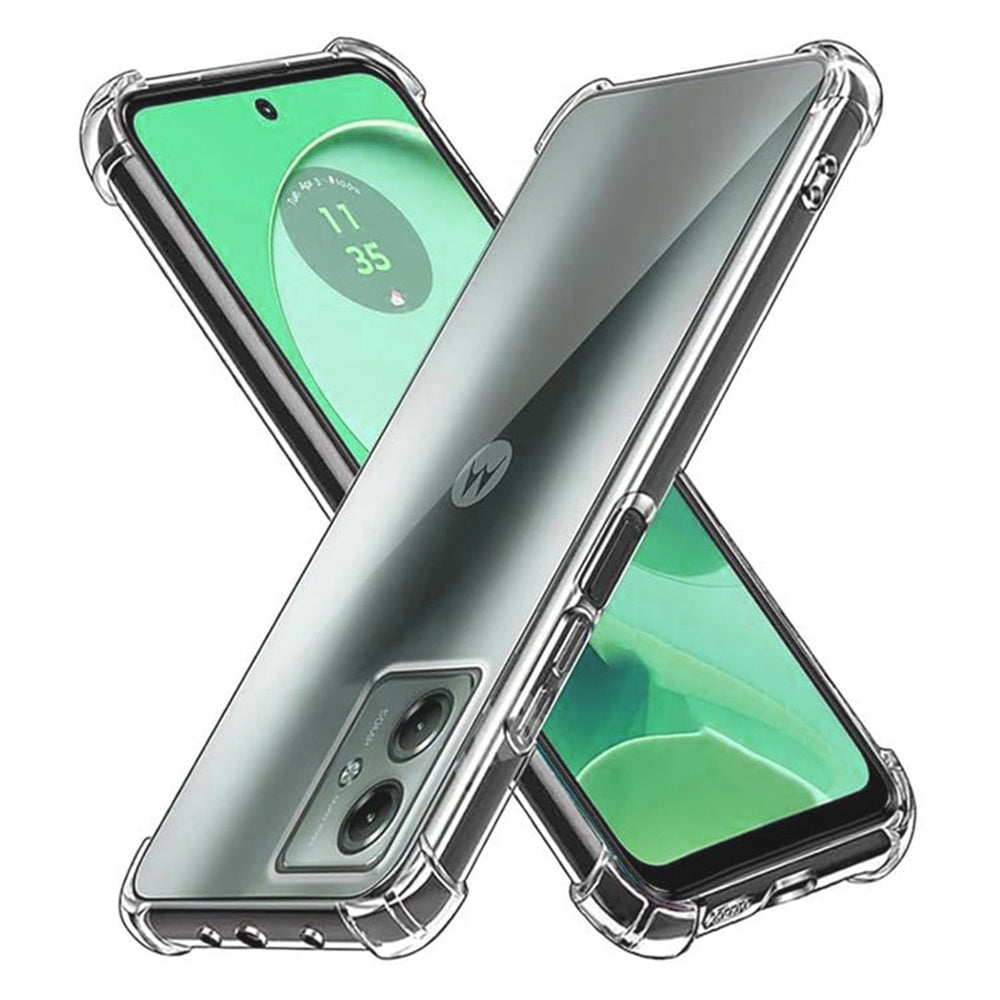 Deksel til Motorola Moto G54, Techsuit, Støtsikker Klar, Transparent