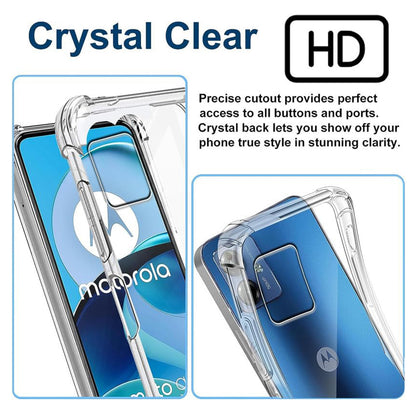 Deksel til Motorola Moto G54, Techsuit, Støtsikker Klar, Transparent