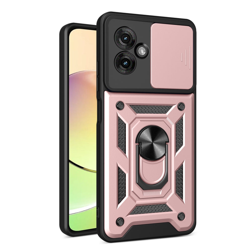 Deksel til Motorola Moto G55, Techsuit, CamShield, Rosa