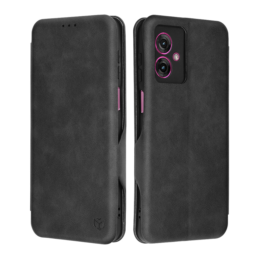 Deksel til Motorola Moto G55, Techsuit, Safe Wallet Plus, Svart