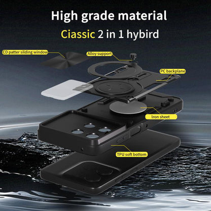 Deksel for Motorola Moto G56, Techsuit, CamGuard Pro, Svart