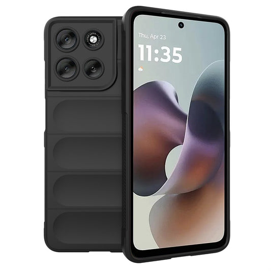 Deksel for Motorola Moto G56, Techsuit, Magic Shield, Svart