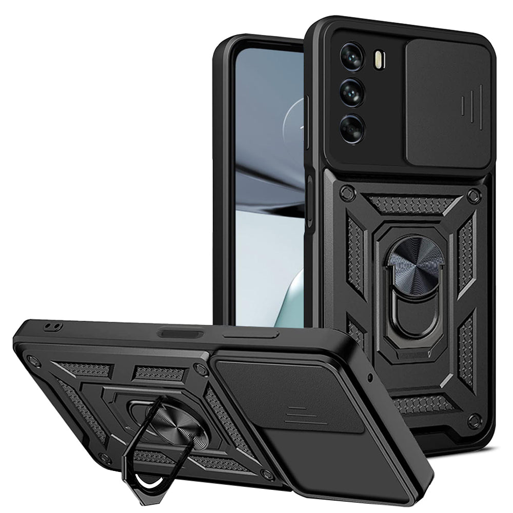 Deksel for Motorola Moto G62 5G, Techsuit, CamShield, Svart