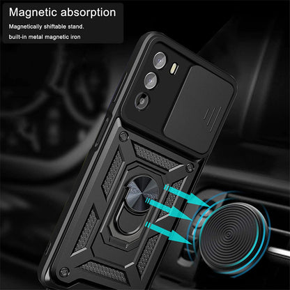 Deksel for Motorola Moto G62 5G, Techsuit, CamShield, Svart