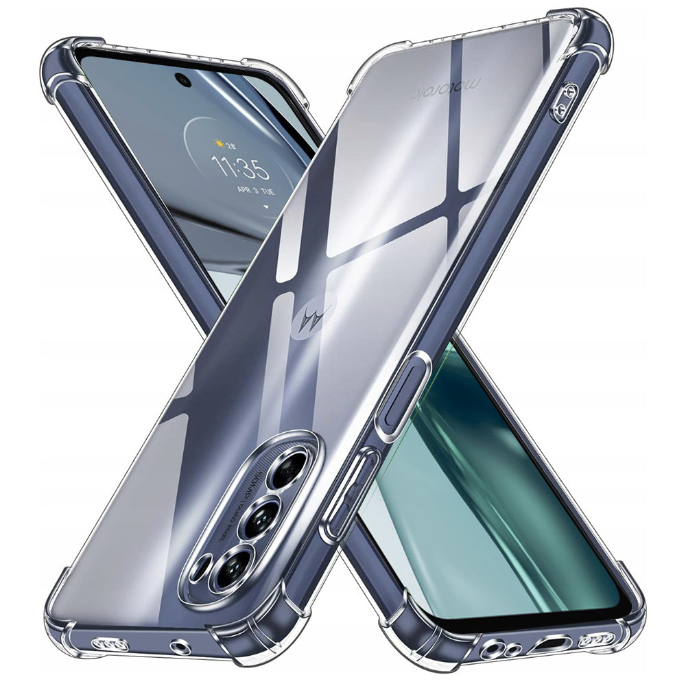Deksel for Motorola Moto G62 5G, Techsuit, Støtsikker Klar, Transparent