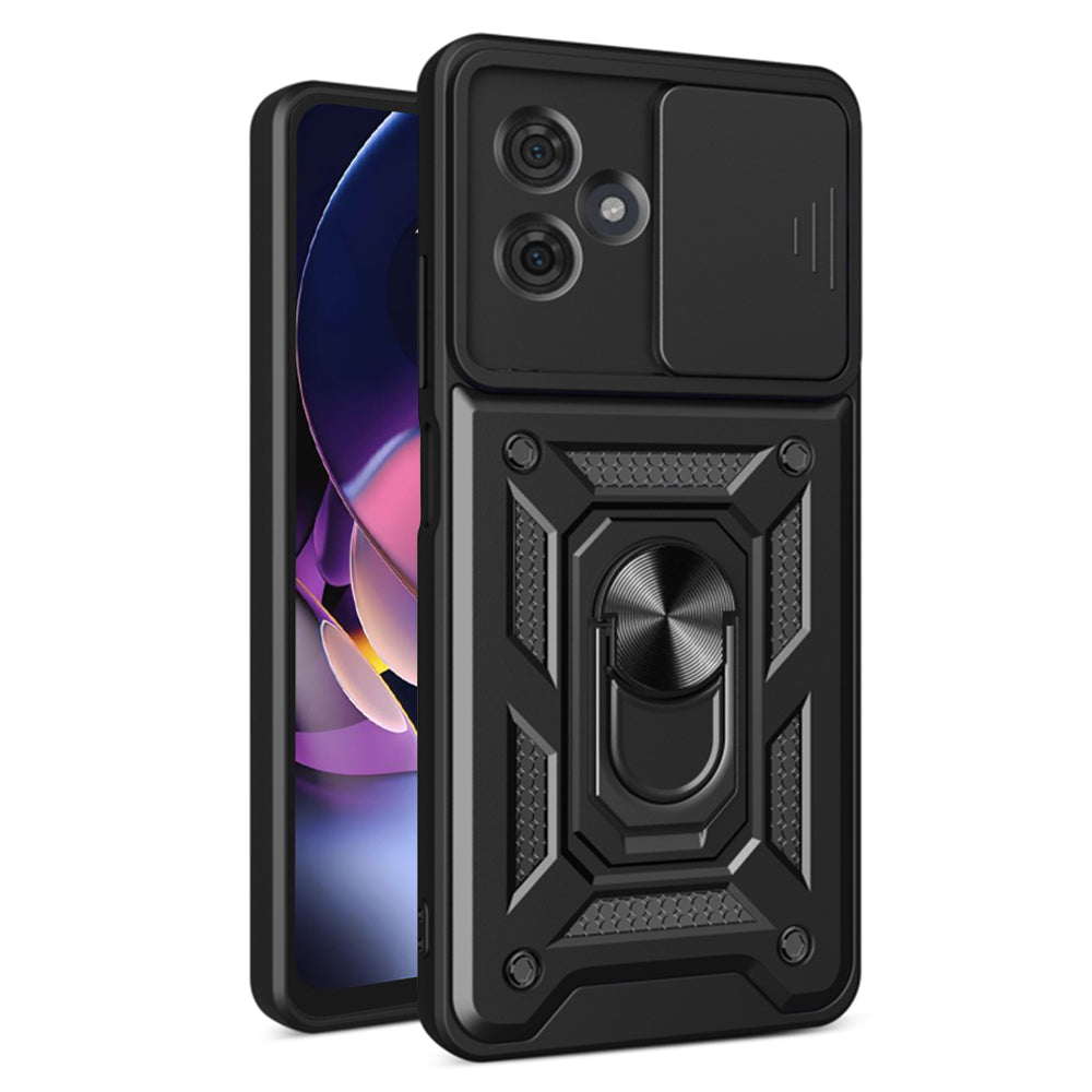 Deksel til Motorola Moto G64 / G54 Power Edition, Techsuit, CamShield, Svart