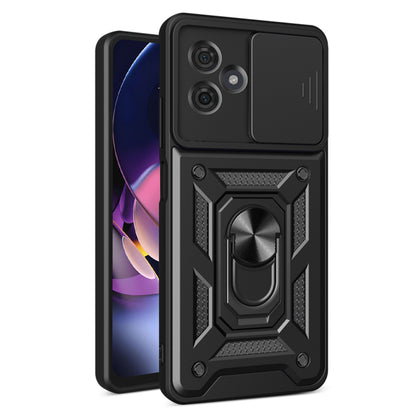 Deksel til Motorola Moto G64 / G54 Power Edition, Techsuit, CamShield, Svart