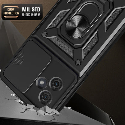Deksel til Motorola Moto G64 / G54 Power Edition, Techsuit, CamShield, Svart