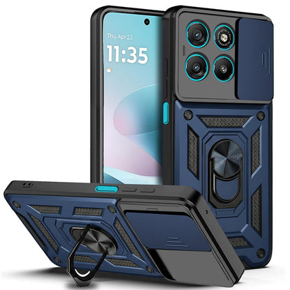 Deksel for Motorola Moto G67 Power / G57 Power, Techsuit, CamShield, Blå