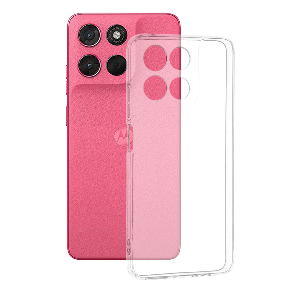 Deksel for Motorola Moto G67 Power / G57 Power, Techsuit, Klar, Gjennomsiktig