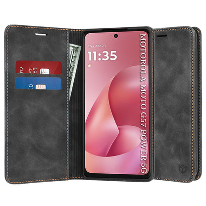 Deksel for Motorola Moto G67 Power / G57 Power, Techsuit, Confy, Svart