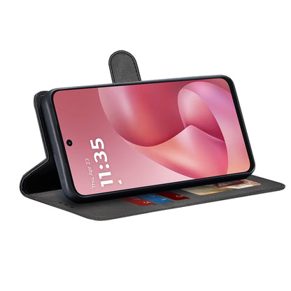 Deksel for Motorola Moto G67 Power / G57 Power, Techsuit, Diary Book, Svart