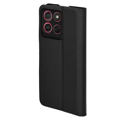 Deksel for Motorola Moto G67 Power / G57 Power, Techsuit, Magskin Book, Svart