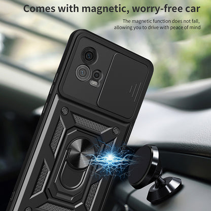 Deksel for Motorola Moto G72, Techsuit, CamShield, Svart