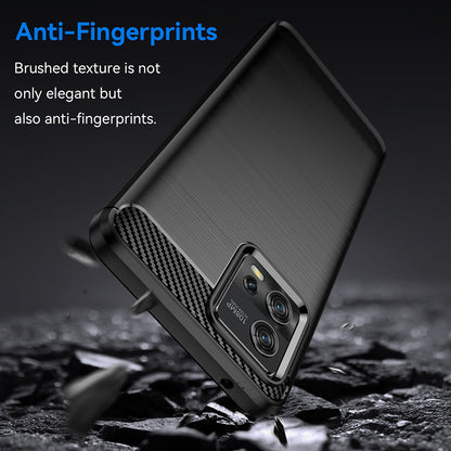 Deksel til Motorola Moto G72, Techsuit, Karbon, Svart
