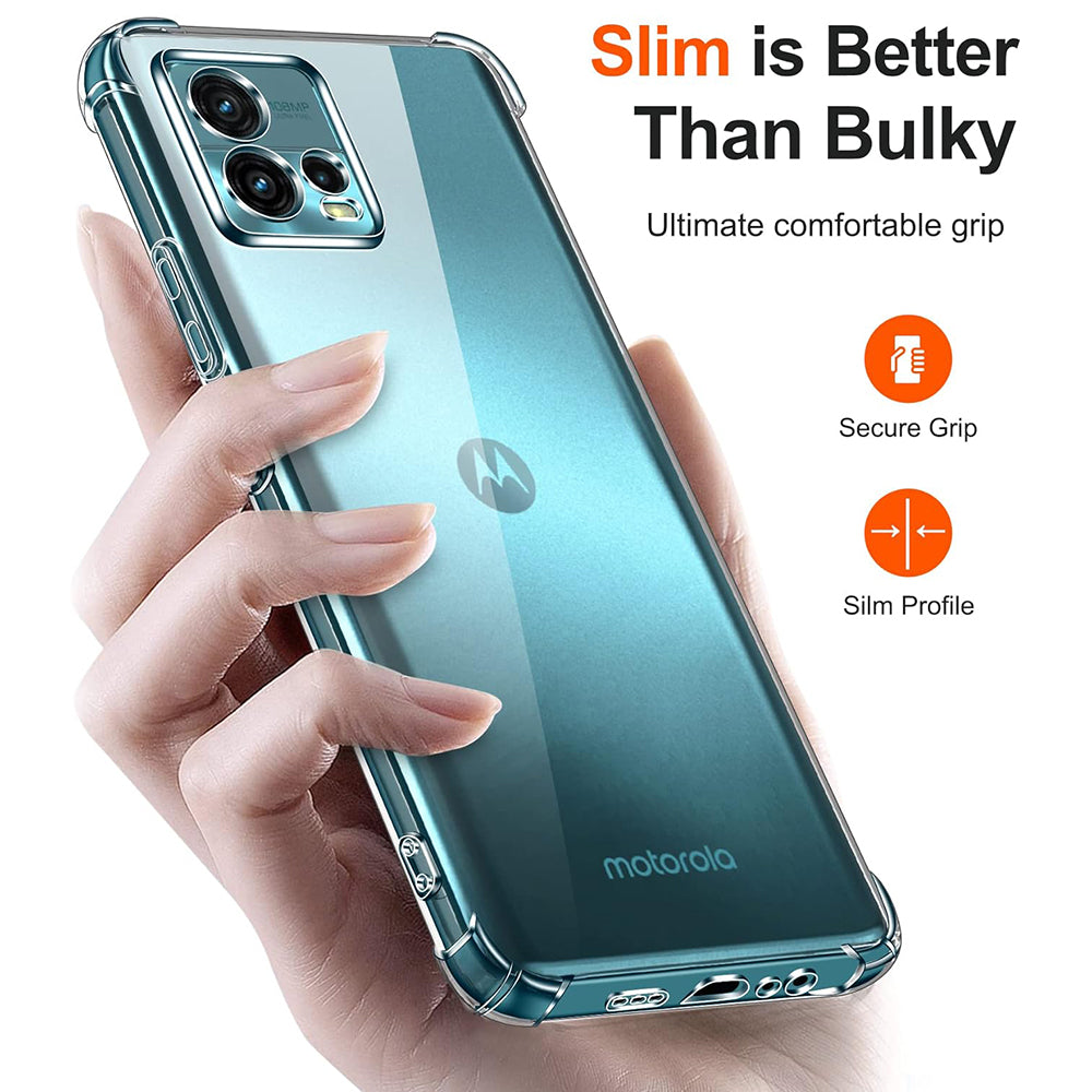 Deksel til Motorola Moto G72, Techsuit, støtsikker klar, transparent