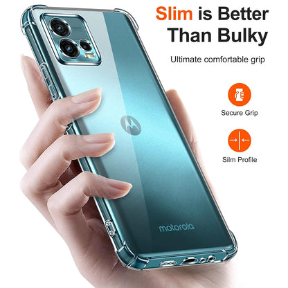 Deksel til Motorola Moto G72, Techsuit, støtsikker klar, transparent