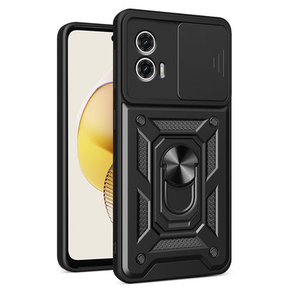 Deksel for Motorola Moto G73, Techsuit, CamShield, Svart