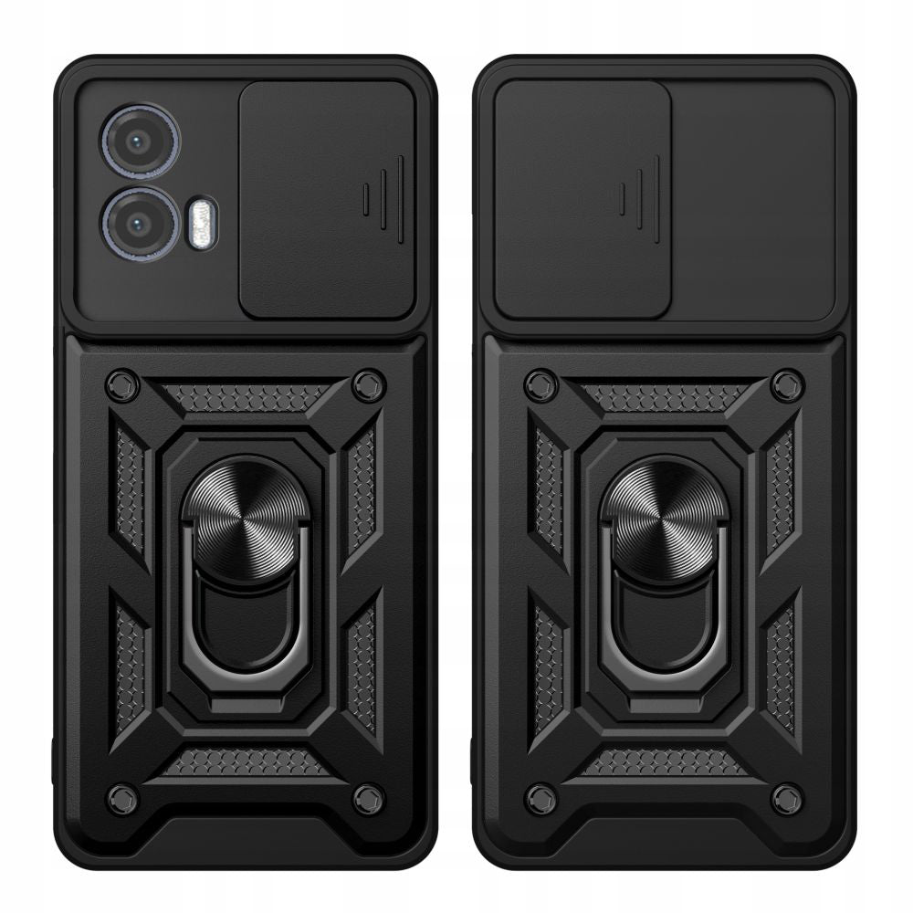 Deksel for Motorola Moto G73, Techsuit, CamShield, Svart