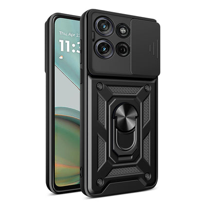 Deksel til Motorola Moto G75, Techsuit, CamShield, Svart
