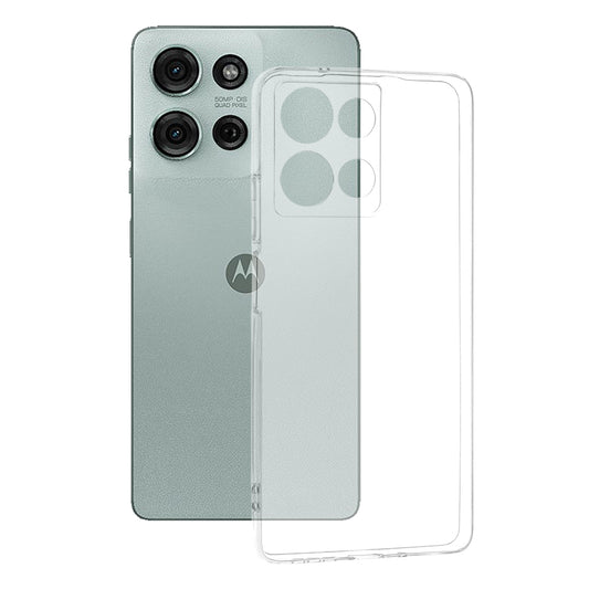 Deksel til Motorola Moto G75, Techsuit, Klar, Transparent