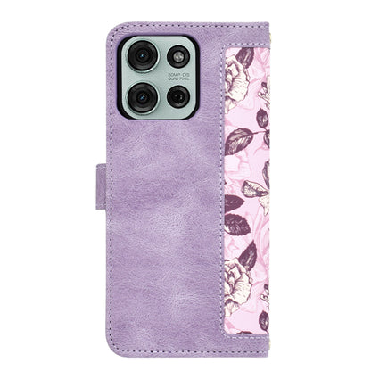 Deksel til Motorola Moto G75, Techsuit, FlipCraft, Lilla