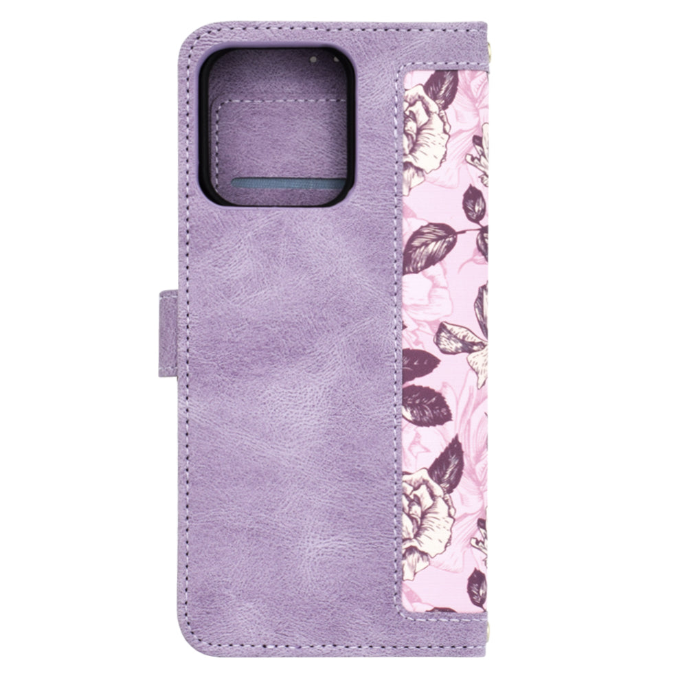 Deksel til Motorola Moto G75, Techsuit, FlipCraft, Lilla