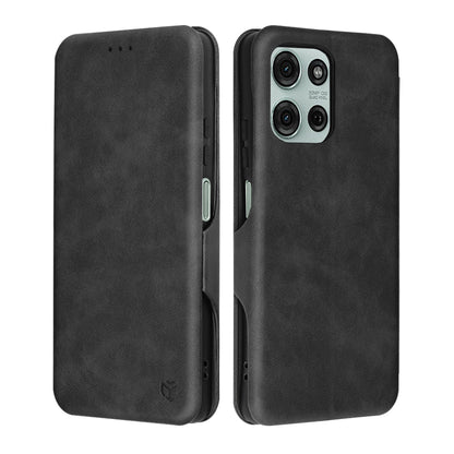 Deksel for Motorola Moto G75, Techsuit, Safe Wallet Plus, Svart