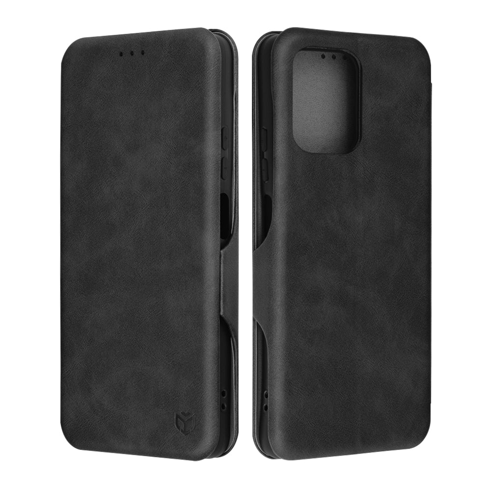 Deksel for Motorola Moto G75, Techsuit, Safe Wallet Plus, Svart