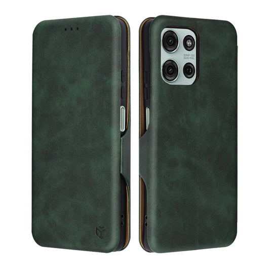 Deksel til Motorola Moto G75, Techsuit, Safe Wallet Plus, Grønn