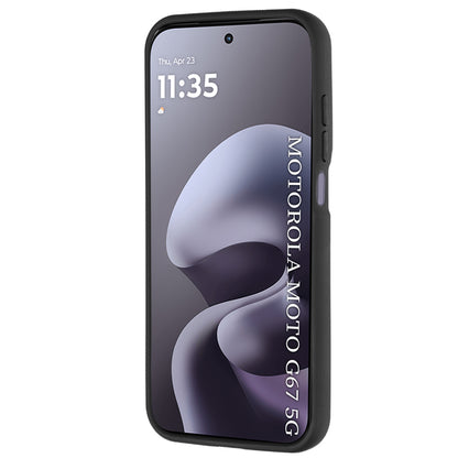 Deksel for Motorola Moto G77 / G67, Techsuit, Glinth, Svart