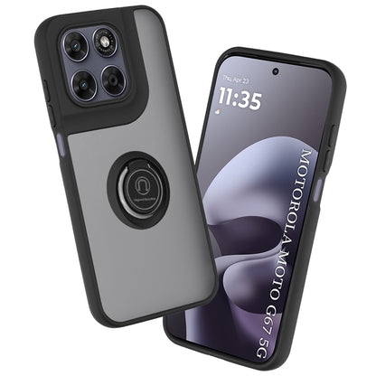 Deksel for Motorola Moto G77 / G67, Techsuit, Glinth, Svart