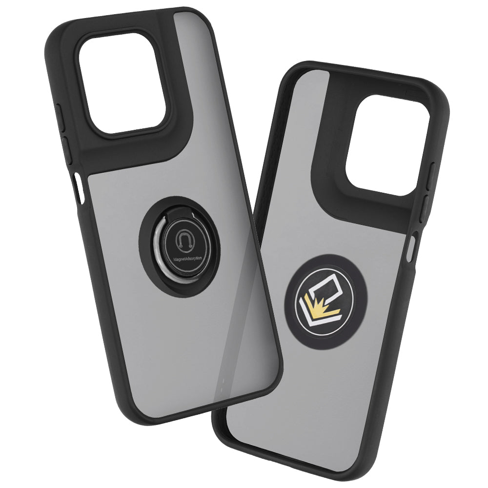Deksel for Motorola Moto G77 / G67, Techsuit, Glinth, Svart