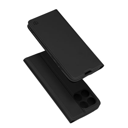 Deksel for Motorola Moto G77 / G67, Techsuit, Magskin Book, Svart