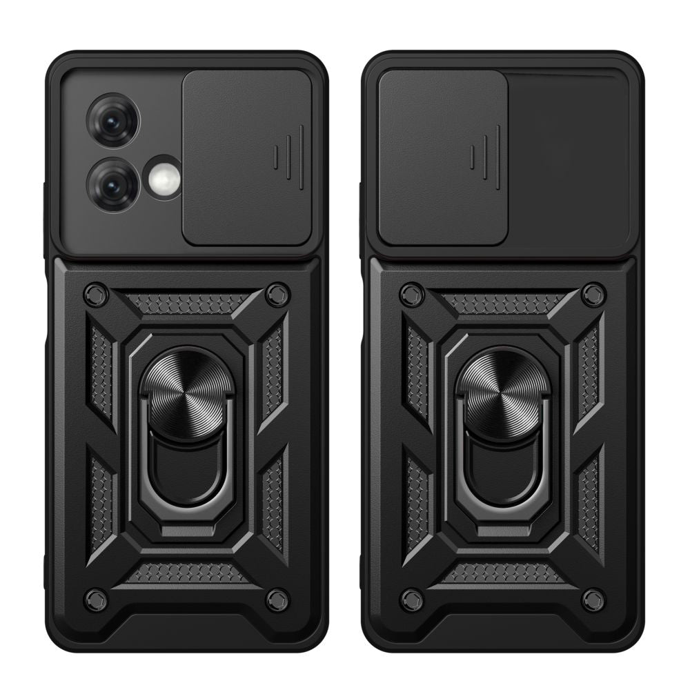Deksel for Motorola Moto G84, Techsuit, CamShield, Svart