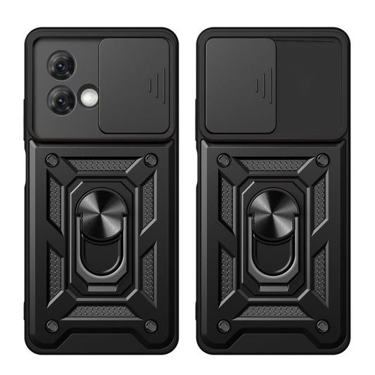 Deksel for Motorola Moto G84, Techsuit, CamShield, Svart