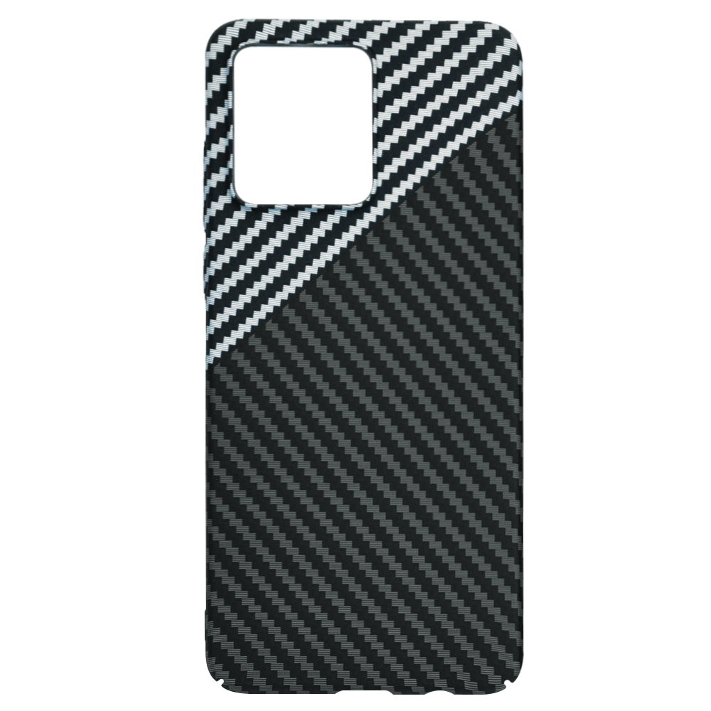 Deksel til Motorola Moto G84, Techsuit, Carbonite FiberShell, Svart Grå