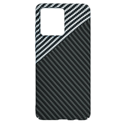 Deksel til Motorola Moto G84, Techsuit, Carbonite FiberShell, Svart Grå