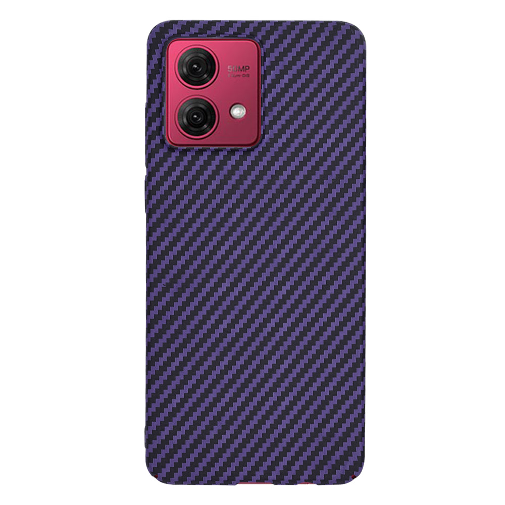 Deksel til Motorola Moto G84, Techsuit, Carbonite FiberShell, Lilla