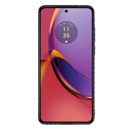 Deksel til Motorola Moto G84, Techsuit, Carbonite FiberShell, Svart