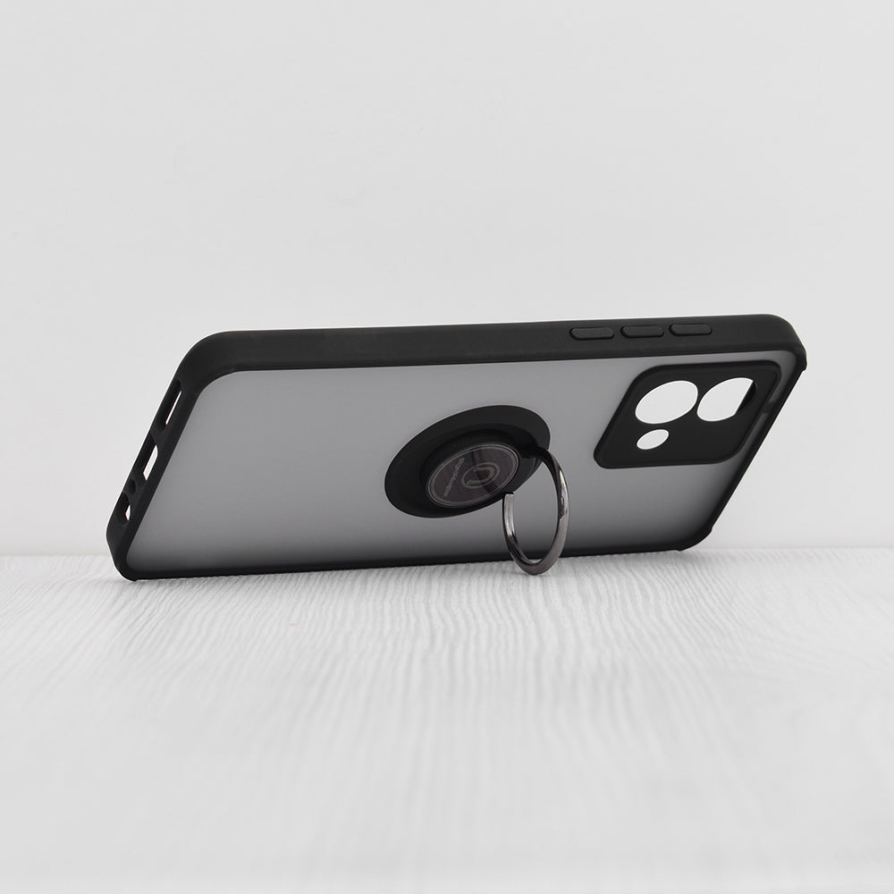 Deksel for Motorola Moto G84, Techsuit, Glinth, Svart