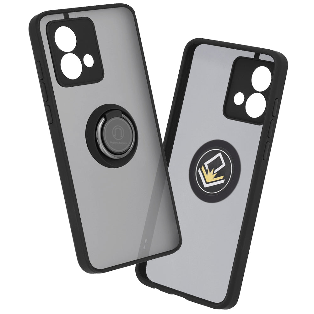 Deksel for Motorola Moto G84, Techsuit, Glinth, Svart