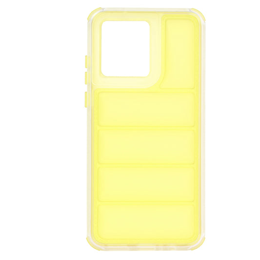 Deksel for Motorola Moto G84, Techsuit, Wave Shield, Gul