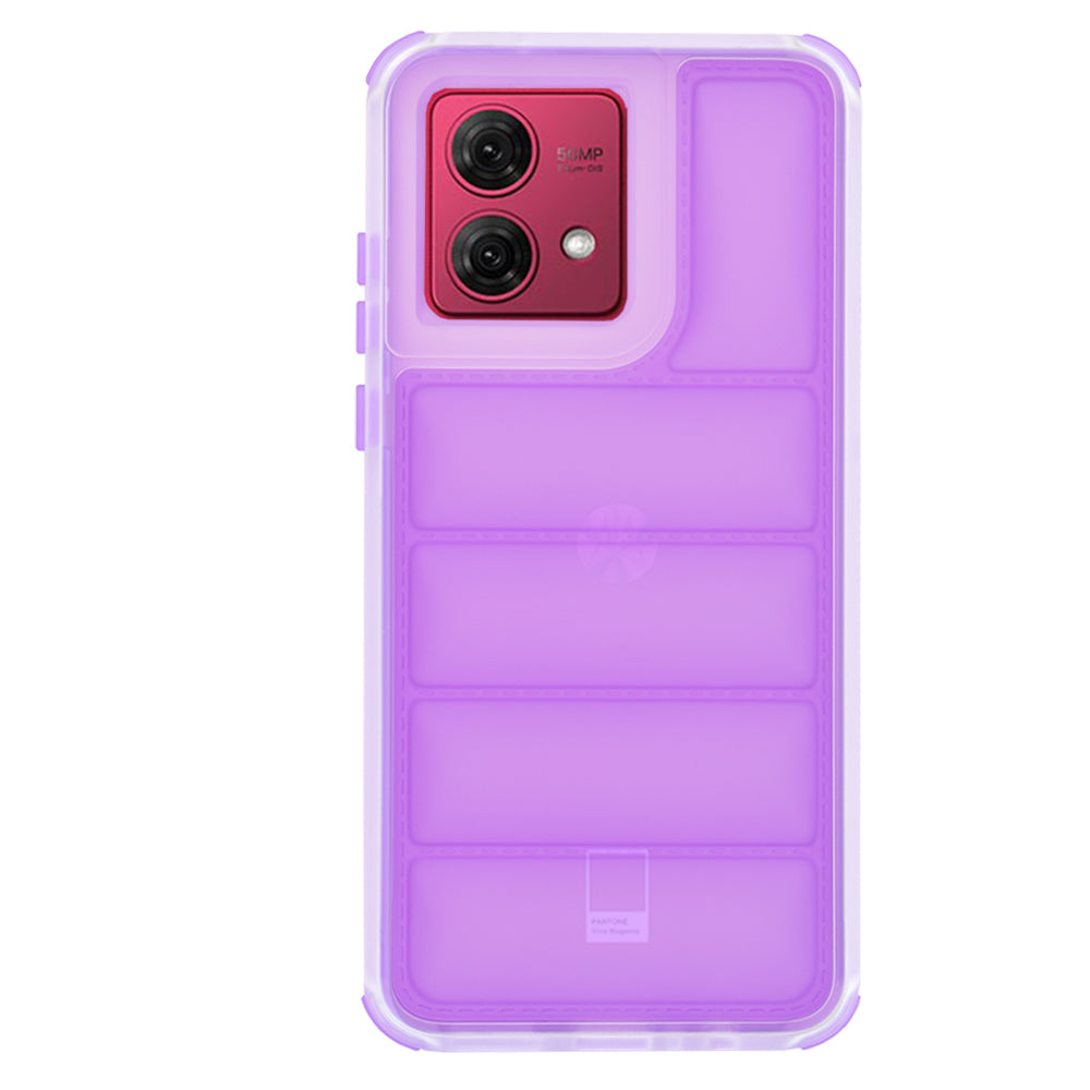 Deksel for Motorola Moto G84, Techsuit, Wave Shield, Lilla