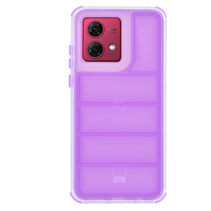 Deksel for Motorola Moto G84, Techsuit, Wave Shield, Lilla