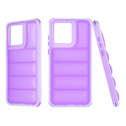 Deksel for Motorola Moto G84, Techsuit, Wave Shield, Lilla