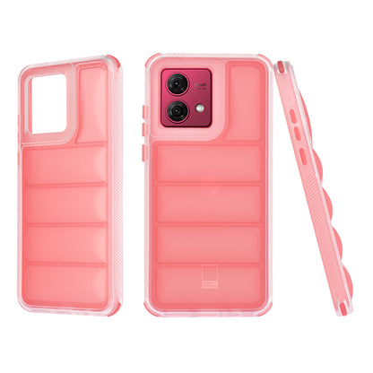 Deksel for Motorola Moto G84, Techsuit, Wave Shield, Rød