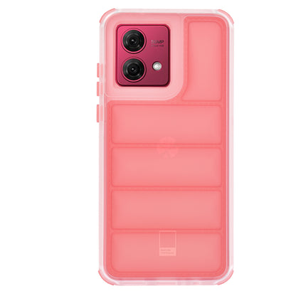 Deksel for Motorola Moto G84, Techsuit, Wave Shield, Rød