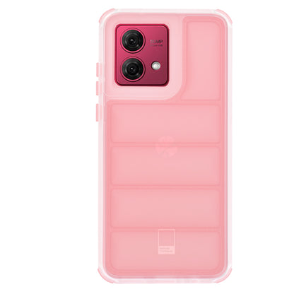 Deksel til Motorola Moto G84, Techsuit, Wave Shield, Rosa